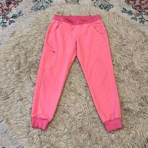 Figs scrub pants size small pink